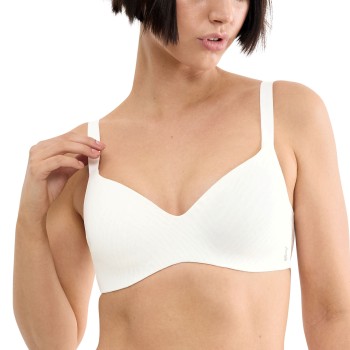 Sloggi BH ZERO Feel Bliss T-Shirt Bra Hvid M+ Dame