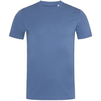 Stedman James Organic Men Crew Neck Denimblå økologisk bomuld Medium Herre