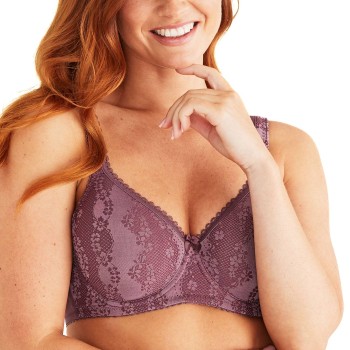 Swegmark BH Adorable Padded Soft Wired Bra Blomme F 75 Dame