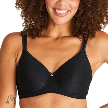 Swegmark BH Agnes Shape Padded Cup Wire Bra Sort polyamid E 80 Dame