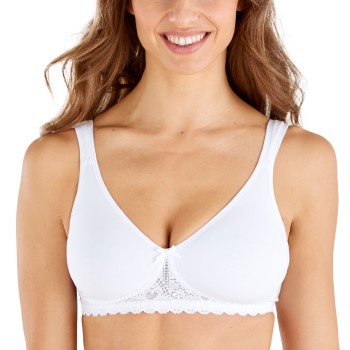 Swegmark BH Beautiform Soft Bra Fairtrade Molded Cups Hvid B 95 Dame