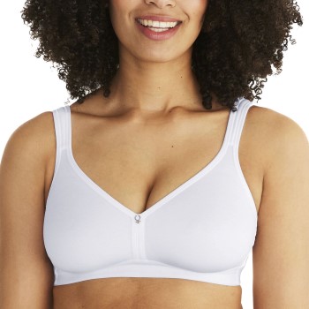 Swegmark BH Cotton Soft Moulded Cups Bra Hvid B 80 Dame