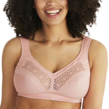 Swegmark BH Cotton Star Soft Bra Lyserosa bomuld A 85 Dame