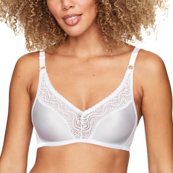 Swegmark BH Glitter Soft Bra Hvid C 90-95 Dame
