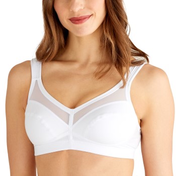 Swegmark BH Net Faitrade Cotton Soft Bra Hvid økologisk bomuld B 75 Dame