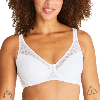 Swegmark BH Rita Icon Padded Wire Bra Hvid E 80 Dame