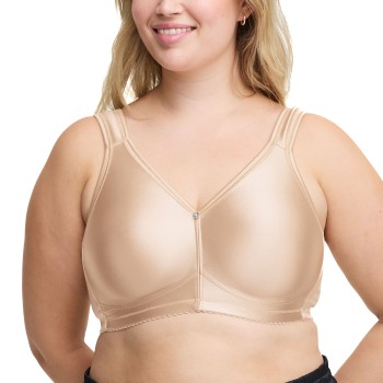 Swegmark BH Shine Soft Bra Moulded Cups Beige polyamid C 100 Dame