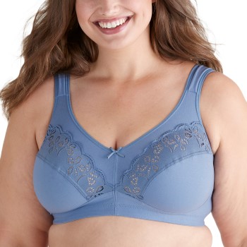 Swegmark BH Treasure Soft Bra Blå bomuld F 85 Dame