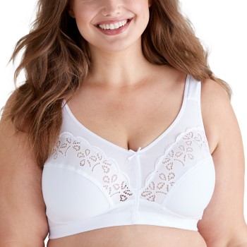 Swegmark BH Treasure Soft Bra Hvid bomuld D 95 Dame