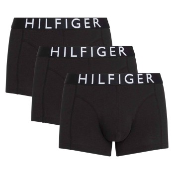 Tommy Hilfiger 3P Logo Waistband Trunk Sort bomuld XX-Large Herre