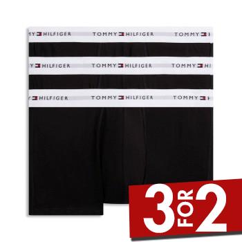 Tommy Hilfiger 3P Signature Essential Cotton Trunk Sort bomuld X-Large Herre