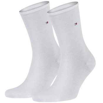 Tommy Hilfiger Strømper 2P Women Classic Casual Socks Hvid Str 39/42 Dame