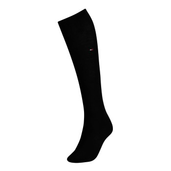 Tommy Hilfiger Strømper Women Cotton Knee High Sock Sort bomuld Str 35/38 Dame