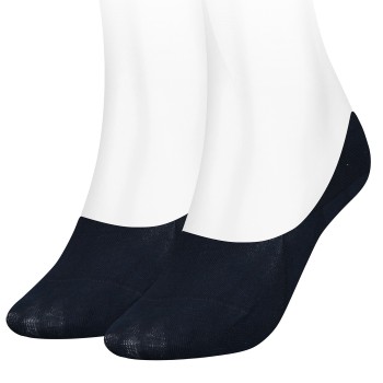 Tommy Hilfiger Strømper 2P Women Footie Socks Marineblå Str 39/42 Dame