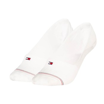 Tommy Hilfiger Strømper 2P Women Shine Footie Socks Hvid Str 39/42 Dame