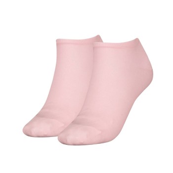 Tommy Hilfiger Strømper 2P Women Sneaker Sock Lyserosa Str 39/42 Dame