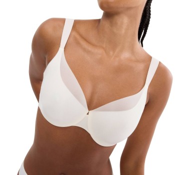 Triumph BH BMU Illusion Curve Minimizer Bra Offwhite F 85 Dame