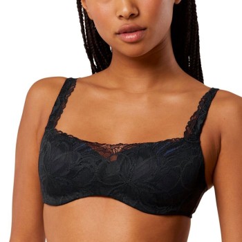 Triumph BH Body Make-Up Illusion Lace Balconette Sort E 80 Dame