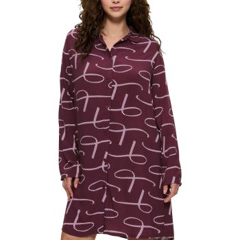 Triumph Boyfriend Fit Nightdress Vinrød  viskose 40 Dame