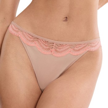Triumph Trusser Comfort Glam Thong Sand/rosa 44 Dame