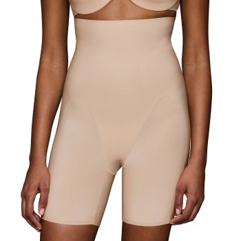 Triumph Trusser High Waist Medium Shaping Long Panty Beige Medium Dame