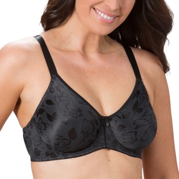 Trofé Trofe Asta Underwire Bra BH Sort polyamid D 75 Dame