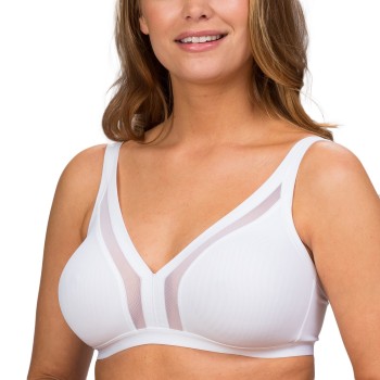 Trofé Trofe Bella Wireless Bra BH Hvid polyamid D 75 Dame
