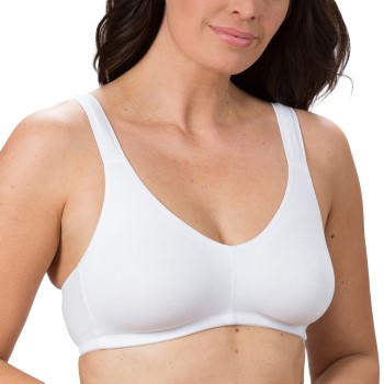 Trofé Trofe Comfort Lounge Bra BH Hvid bomuld D 100 Dame