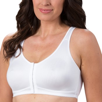 Trofé Trofe Edith Front Closure Bra BH Hvid B 75 Dame