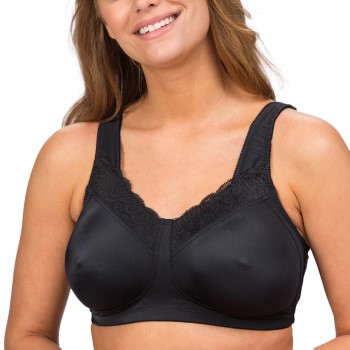 Trofé Trofe Linnea Prosthetic Wireless Bra BH Sort polyamid C 80 Dame