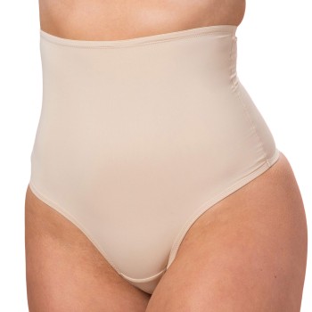 Trofé Trofe Shaping High Waist Thong Trusser Beige Small Dame