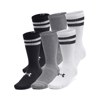 Under Armour Strømper 6P Essential Crew Socks Flerfarvet polyester Small