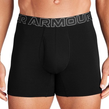 Under Armour 3P Perfect Cotton 6in Boxer Sort Small Herre
