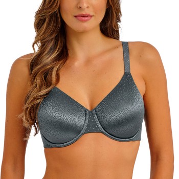 Wacoal BH Back Appeal Underwire Bra Grafit nylon H 80 Dame