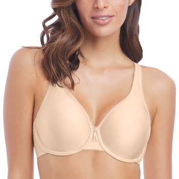 Wacoal BH Basic Beauty Full Figure Underwire Bra Beige polyamid F 90 Dame