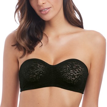 Wacoal BH Halo Lace Strapless Bra Sort C 85 Dame