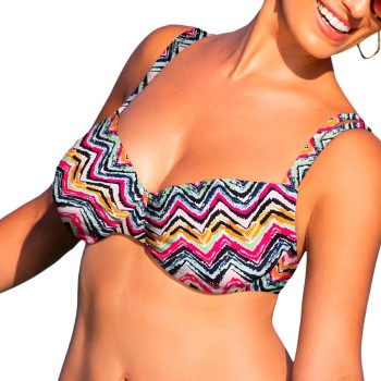 Wiki Jamaica Adjustable Bikini Top Flerfarvet D 90 Dame