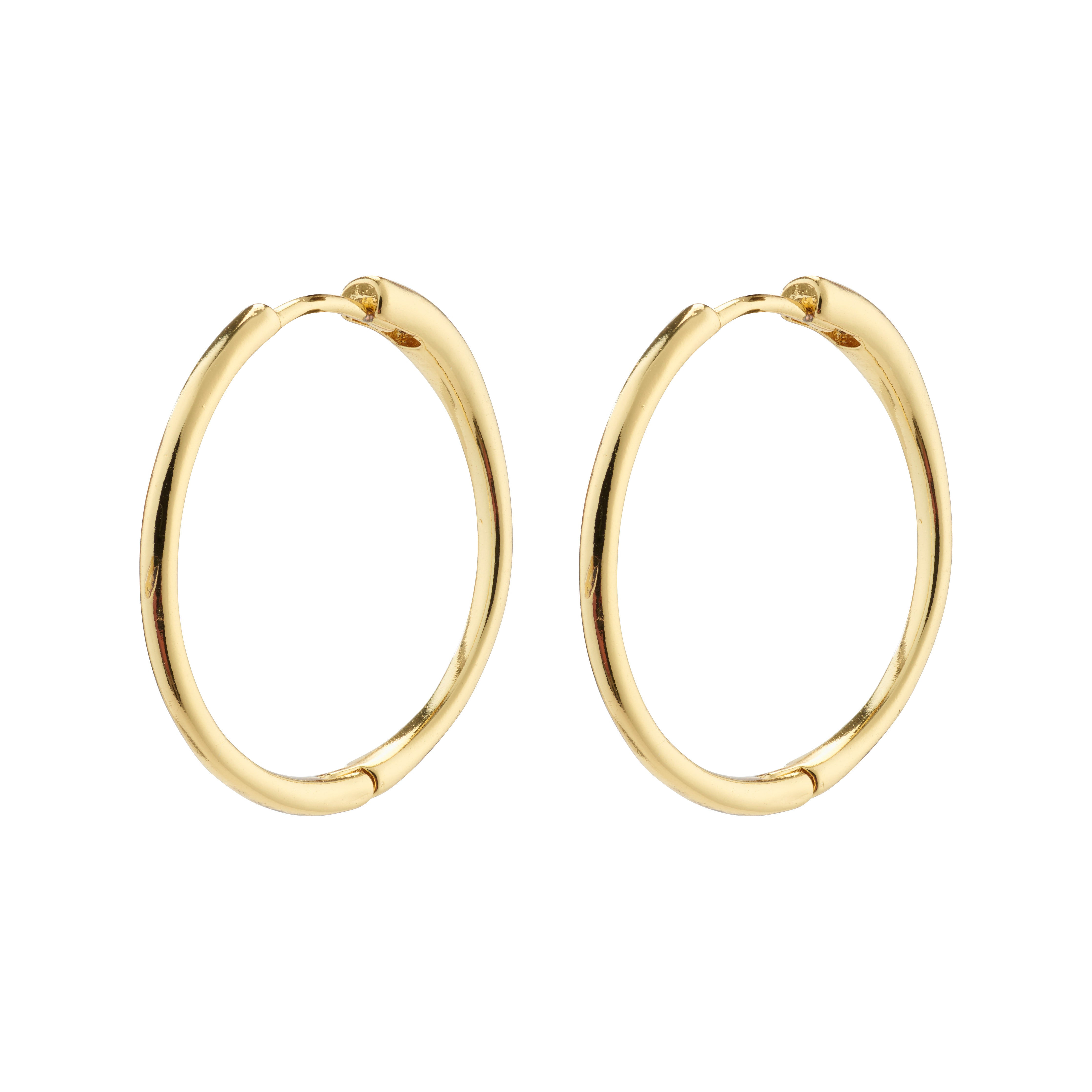 Pilgrim EANNA store hoops guldbelagt