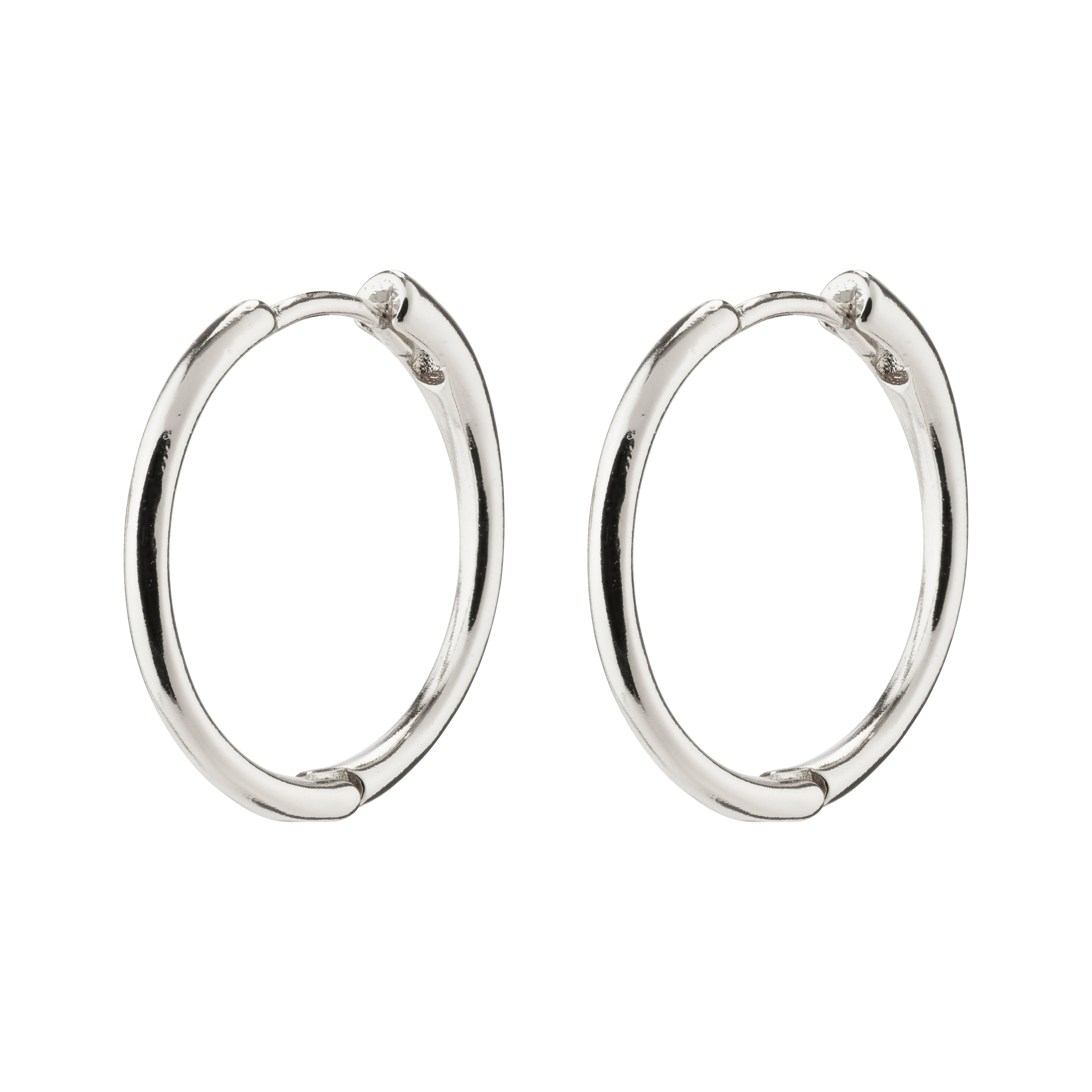 Pilgrim EANNA medium hoops sølvbelagt