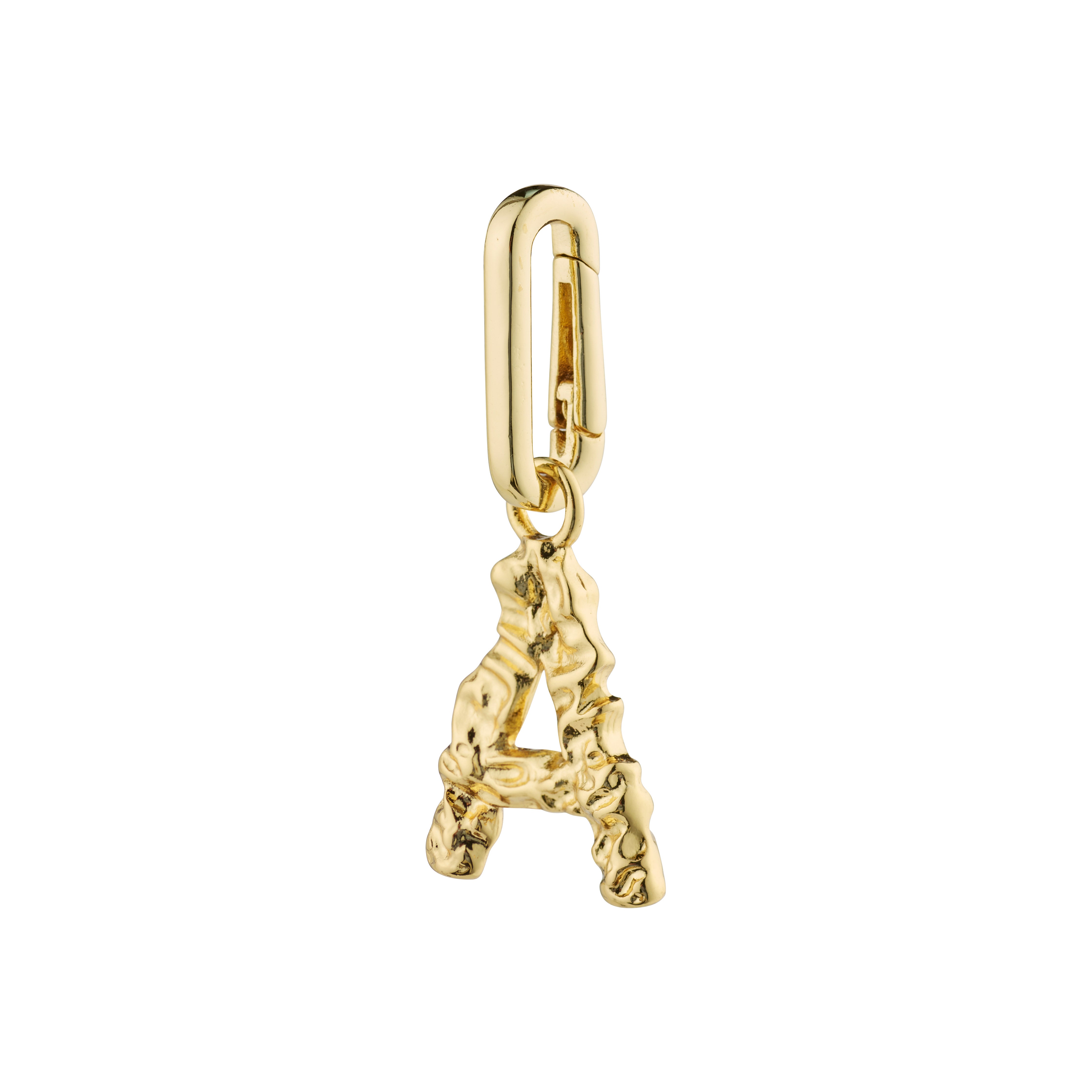 Pilgrim CHARM vedhæng A, guldbelagt
