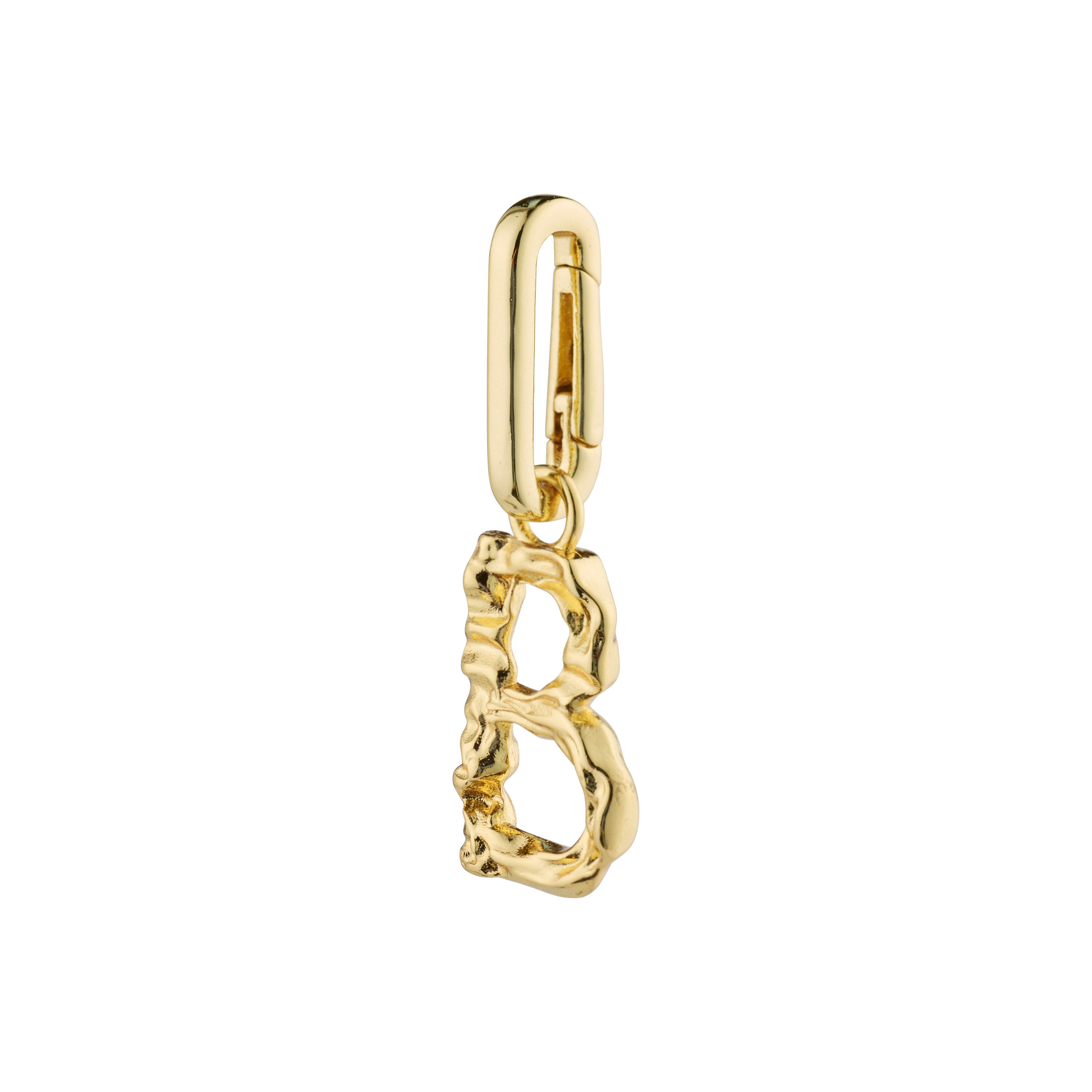 Pilgrim CHARM vedhæng B, guldbelagt