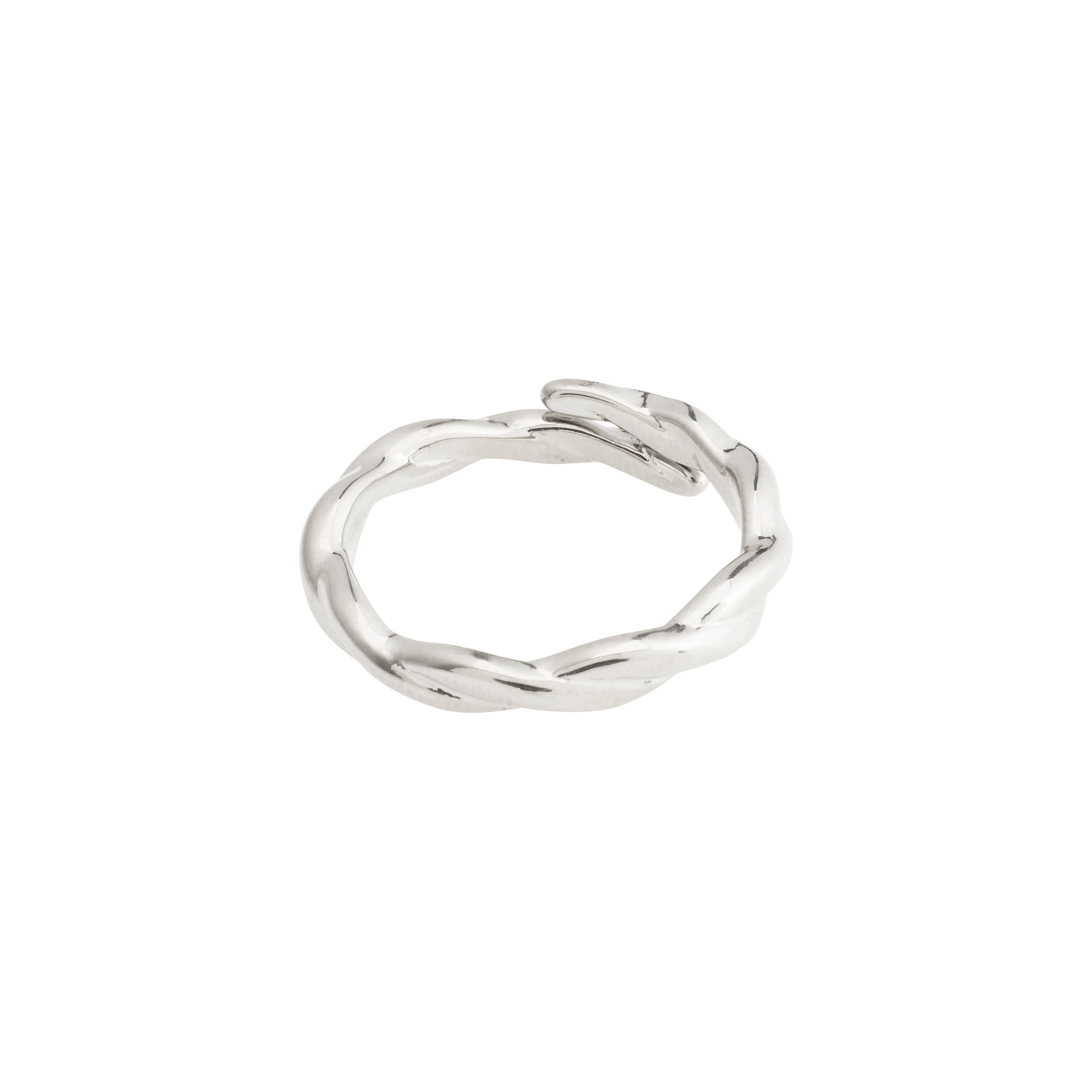 Pilgrim LULU twirl stack ring sølvbelagt