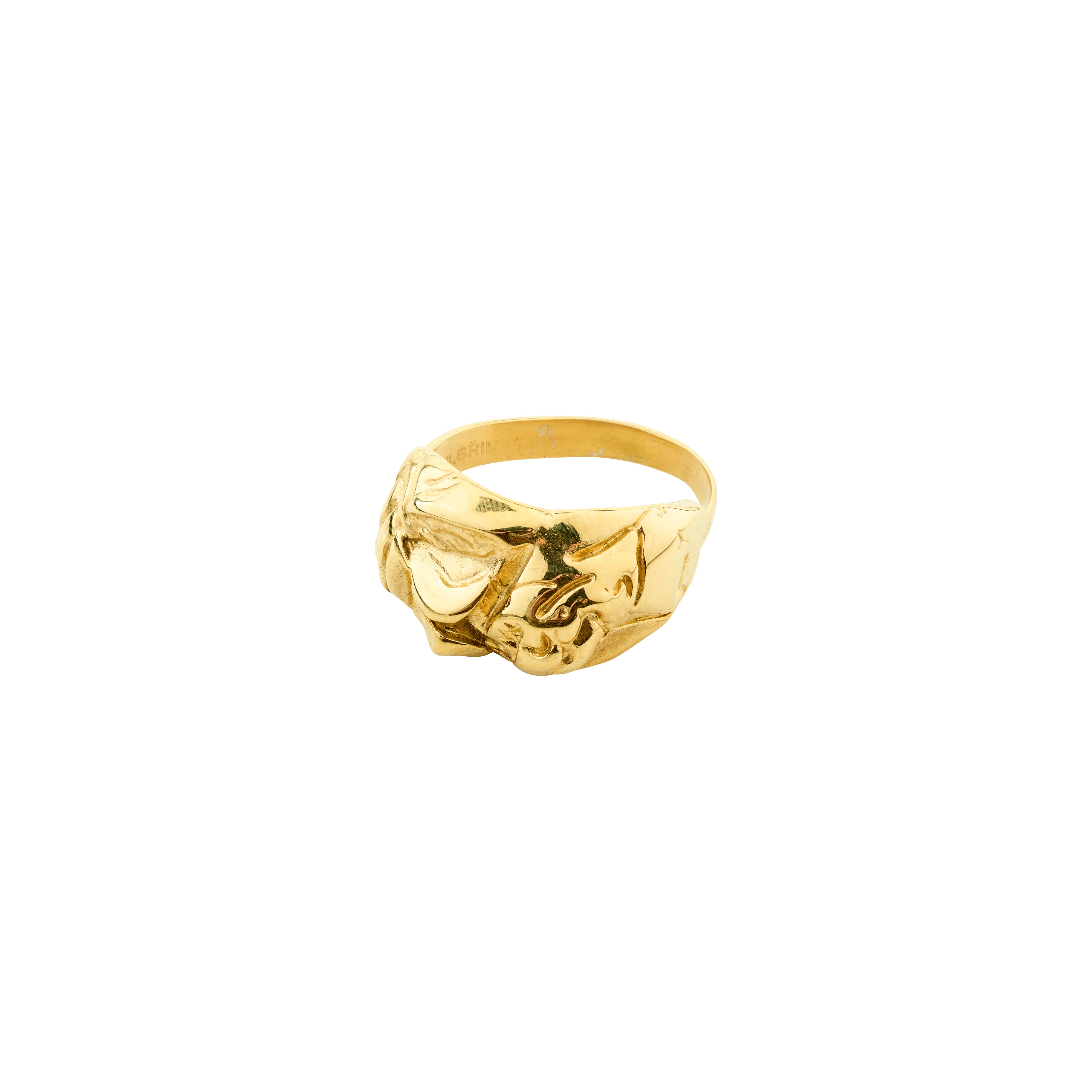 Pilgrim LIOR ring guldbelagt