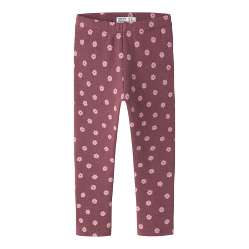 NAME IT Sweat Fleece Leggings Davina Wild Ginger