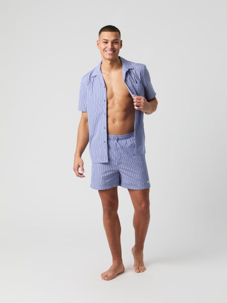Björn Borg Thomas Mason Pyjama Shorts Blå, XL