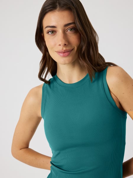 Björn Borg Ace Pocket Ribbed Tank Top Grøn, XXL