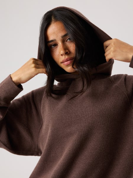 Björn Borg Studio French Terry Oversized Hoodie Brun, XXL