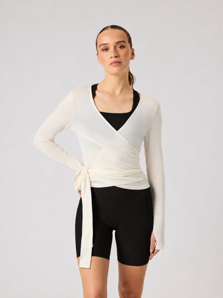 Björn Borg Studio Wrapped Top Hvid, S