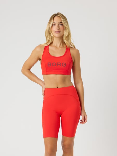Björn Borg Borg Mid Support Sports Bra Rød, S