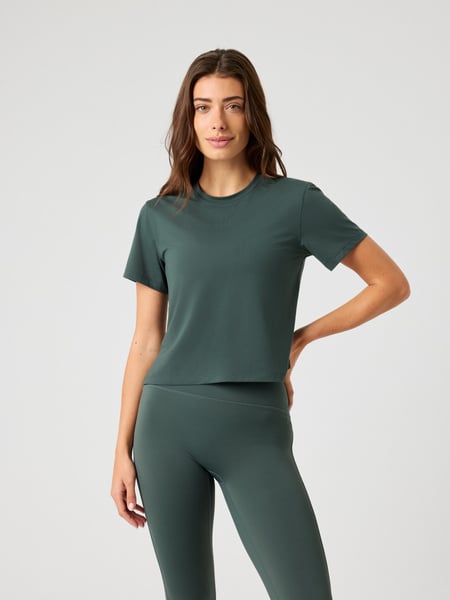 Björn Borg Borg Cropped T-shirt Grøn, L